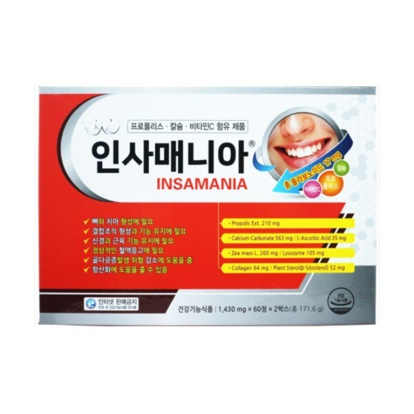 <b>피디에이치아이엔씨</b> 인사매니아 120캡슐 4개월분