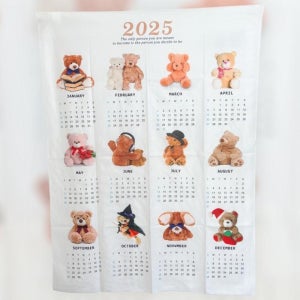 2025년 감성 패브릭 벽달력