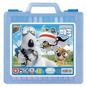 48색 크레파스 동아 남 미술용품 동아크레파스 동아크레용