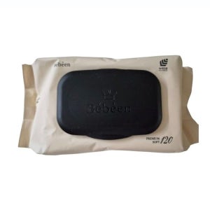 베베앙 120 엠보싱 대용량 아기물티슈 캡형 50평량