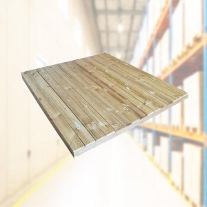 조립식간이창알찬고용 방부목데크재 C형 W1750 L900