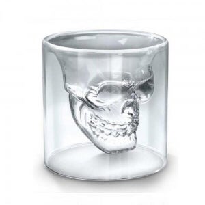 트리 로하티 해골 칵테일잔 200ml/ 이중유리 양주잔 (11127699A)