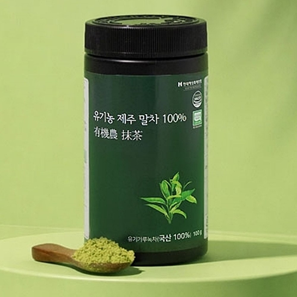 국내산 순수 녹차 분말 유기농 제주말차 100% 100g-<b>카테킨</b> 테아닌 식이섬유