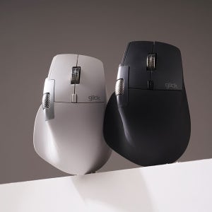 [온누리상품] 지클릭커 무한 스크롤 무선 블루투스 무소음 세미 버티컬 마우스 지클릭커 오피스프로 휠마스터 OP12