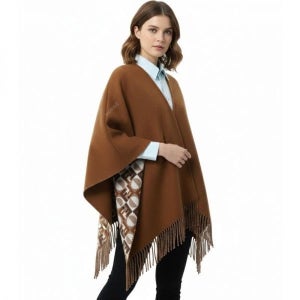 펜디 25FW Wool Cashmere Reversible Poncho (FXX808 AYKT F0X2L) (울 캐시미어 리버시블 판초)