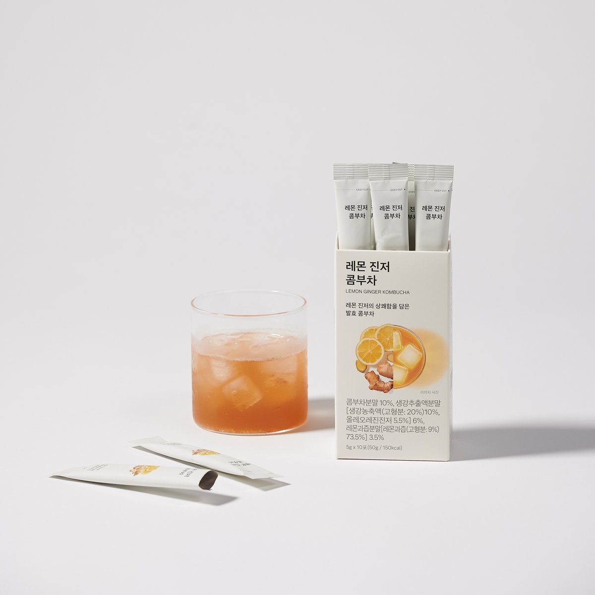 제이엘푸드텍 JAJU 레몬 진저 콤부차