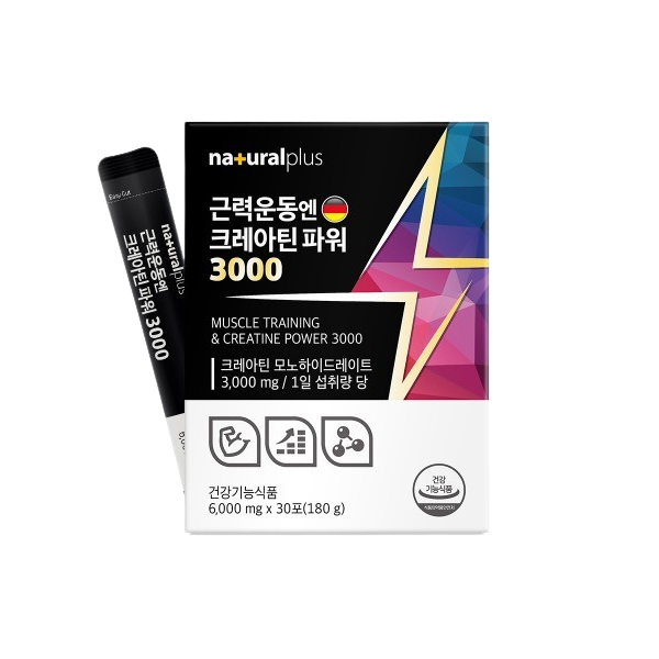 <b>내츄럴플러스</b> 크레아틴 파워3000 30포, 1개