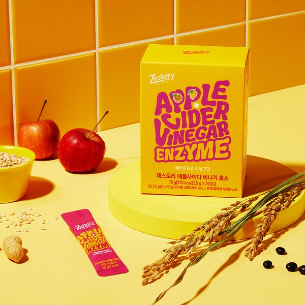 제스토리 애사비 곡물 발효 소화효소 30포, 1개