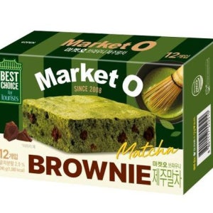 마켓오 브라우니 제주말차 12P