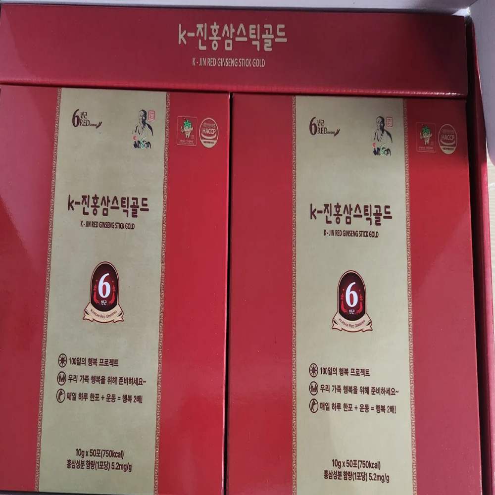 인산죽염 6년근 홍삼 산양삼 K-진홍삼 <b>스틱</b> <b>골드</b> <b>홍삼정</b> 진액 액기스 100포