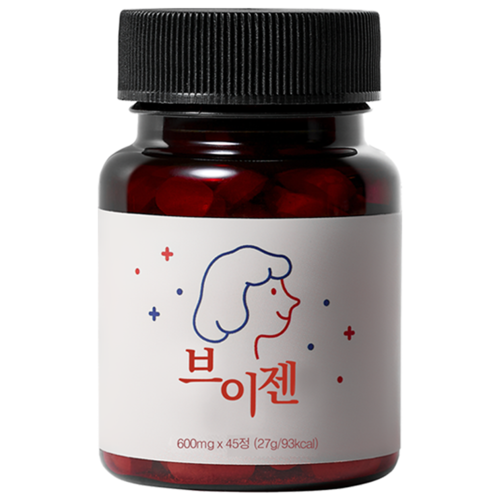 브이젠 Vgen V라인 가벼움 소화 분해 브로멜라인 파파인 칼륨  45정  1개