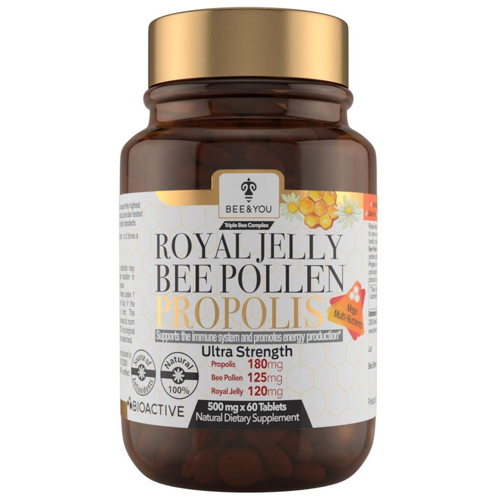 비앤유 로얄젤리 프로<b>폴리</b>스 60정 BEE and You RoyalJelly Propolis  카롭  1개