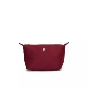 타미힐피거 아이콘 딥 루즈 파우치 여성 집업 Women s Icon Washbag Zip Pouch Deep Rouge 71145608 150806374