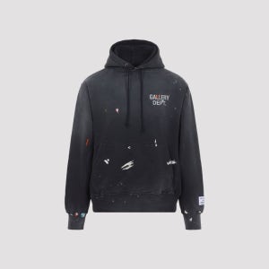 갤러리디파트먼트 로고 후디 블랙 26SS Gd Paint GPH50044VINTAGE