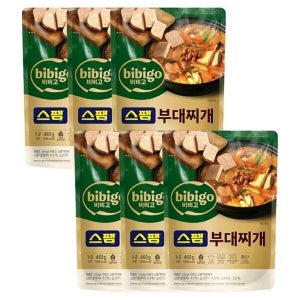 케이티알파쇼핑 CJ제일제당 비비고 스팸 부대찌개 460g 6개