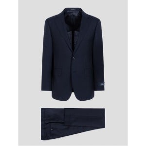갤럭시 [Prestige] 울 모헤어 솔리드 레귤러핏 수트 세트  네이비 (PS00134278R)