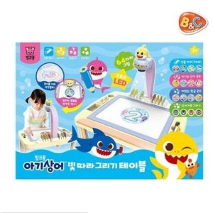 비앤씨 (비앤씨) 아기상어 빛 따라 그리기 테이블