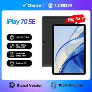 올도큐브 iPlay 70 SE 안드로이드 15 태블릿 10.1인치 IPS 60Hz 유니소크 T310 7GB(3GB+4GB 가상) RAM 64GB ROM 4G LTE 5500mAh