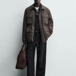 자라 워터 리펠런트 패딩 3 4 길이 자켓 방수 기능 패디드 테크니컬 코트 WATER REPELLENT PADDED TECHNICAL LENGTH COAT 495 150840910