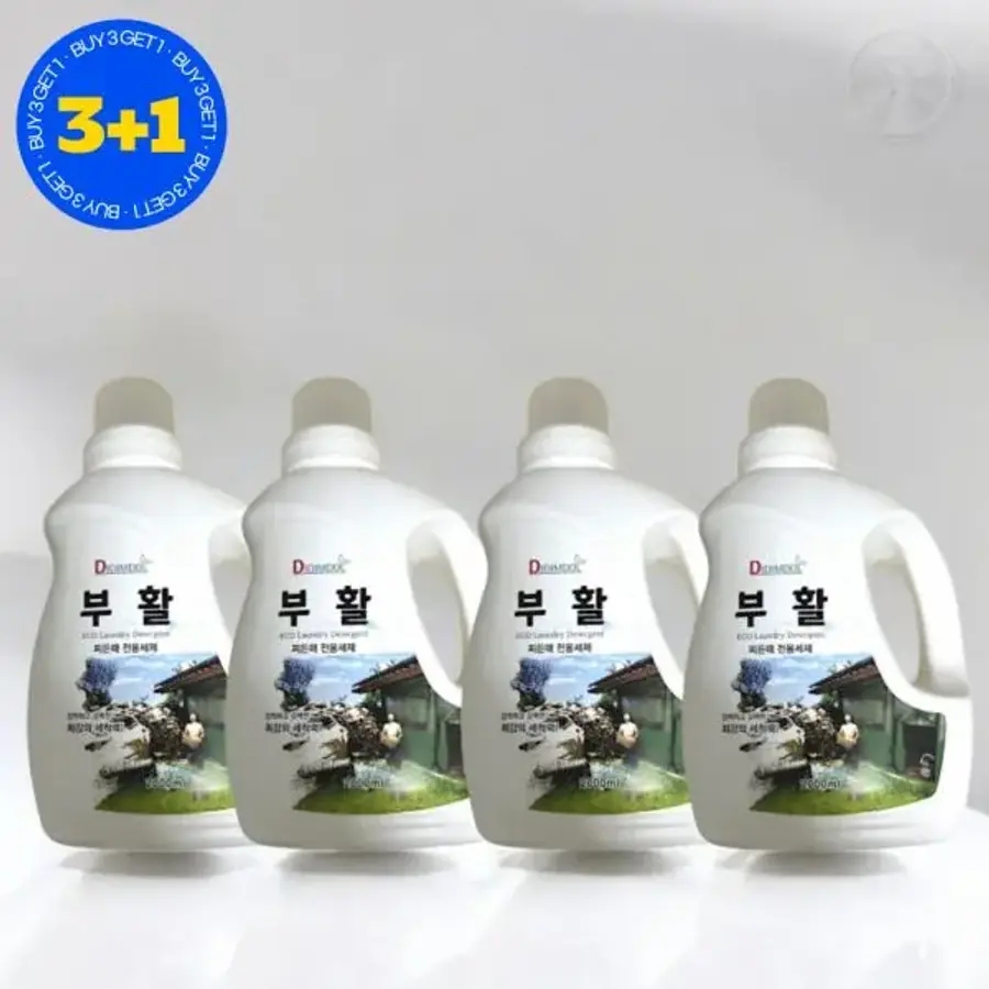 세탁예술가 부활 세제 찌든때 2000ml 4개