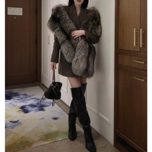 알테스모피 폭스 베스트 맥시 스톨 비즈벨트 Set 에토프브라운 +브러쉬 증정1141401