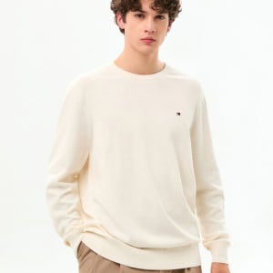 타미힐피거 맨 에센셜 코튼 크루넥 스웨터 T12G0KPO100MT1Z00