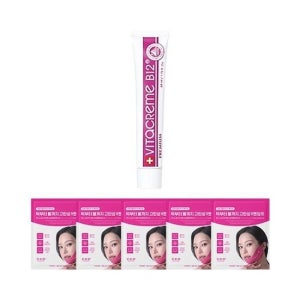 비타끄렘므 B12 크림 50ml + CKD 브이턱 리프팅 마스크 5매