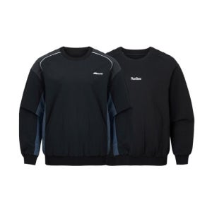 [롯데백화점] 미즈노 스몰로고 리버시블 2 in 1 스포티 맨투맨 블랙 32YC455009 LE1220812041