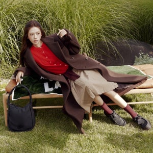 [라코스테] 여성 더블브레스트 울 롱코트 BF8413-55N SKB