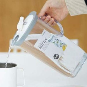 니드코 788IGQ30 물병 가정 냉장고 물병 직사각 핸들 물통 2L