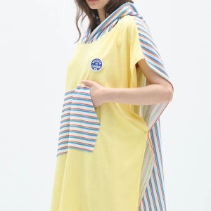 [메종드셈버] Stripe Patch Terry Poncho_A006-D