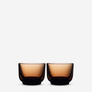 펠로우 펠로우 퍼치 코르타도 글라스 2개 세트 4.5oz - 앰버
