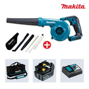 마끼다 DUB185RTE 18V 5.0Ah 2팩 충전송풍기 브로워 청소 흡입가능 풀세트(각종노즐포함) DUB182후속