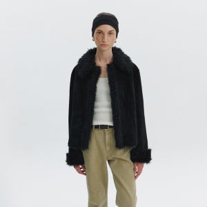 [엘오61]  Ida Mustang Jacket in Black