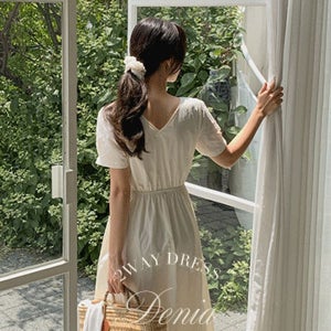 롱원피스 [기획특가🎁/장마템🌂/폭염템][1천장돌파][made] 데니아 투웨이 바스락 원피스 (휴가/여름/간절기/데일리/데일리룩/출근룩/데이트룩/하객룩/격식룩/오피스룩/피크닉/나