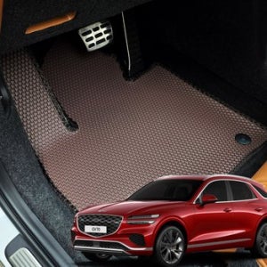 제네시스 GV70 페이스리프트 벌집매트 1열+2열 TPE 카매트 발판 자동차 매트 용품