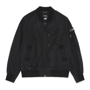 내셔널지오그래픽 N261UJP940 로우머스 항공점퍼 BLACK