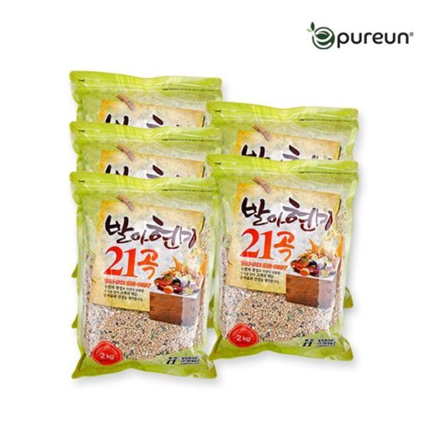 Ipureun Ijapgogida Sprouted Brown Rice 21 Grains 2kg, 2 units