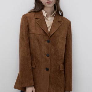 [잇미샤] 페이크 스웨이드 테일러드 자켓 [ITQ2YLJ800]