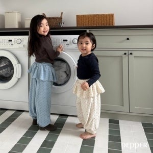 PP 도트캉캉조거팬츠, 보세아동복 유아옷 아동복 영유아의류 페퍼