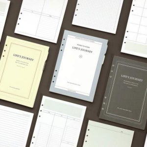 6공 바인더 A5 다이어리 속지세트 만년 플래너  평점상위