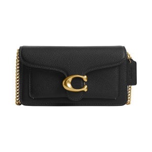 코치 탭비 미니 체인 크로스바디 백 블랙 24483905 Brass Black 우먼 Tabby Pebble 레더 19 Brass블랙 1076365 150870050