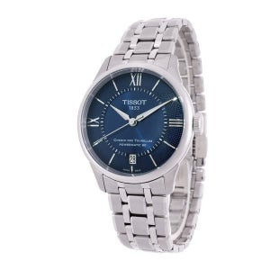 티쏘 여성 블루 다이얼 오토매틱 시계 슈망데뚜렐 파워매틱 80 블루다이얼 청판 T1392071104800