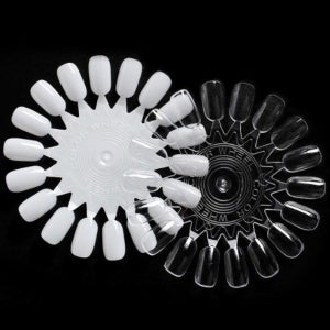 홈템방 네일 컬러차트 붙이는네일 가짜네일