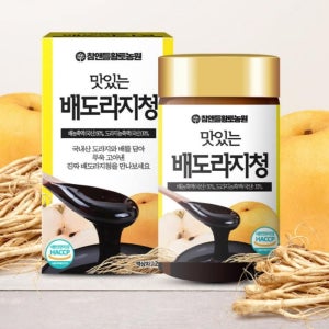 효과적인 농축액 선물세트용 케어 기관지 도라지 250g 배 기침예방에 진액