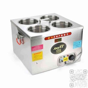 셀더잇 4구 전기중탕기 2KW 업소용 소스통 원형 국산 어묵기계 오뎅조리기 업소용어묵기계