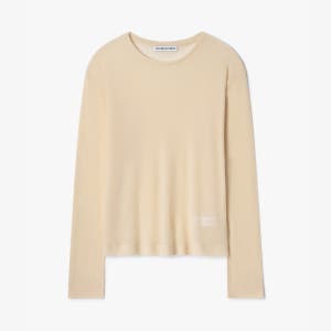 [38컴온커먼] Sheer Touch Long Sleeve (Light Yellow)