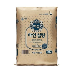 백설 CJ제일제당 백설 하얀설탕 15kg
