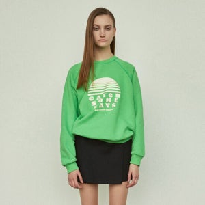 미드나잇서커스 Catch Some Rays Sweatshirt In Green