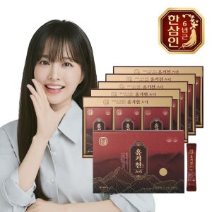 [G]농협홍삼 한삼인 홍기천 6년근 진세노사이드 스틱 10ml 30포 5개 +쇼핑백